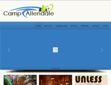 Tablet Screenshot of camp-allendale.org